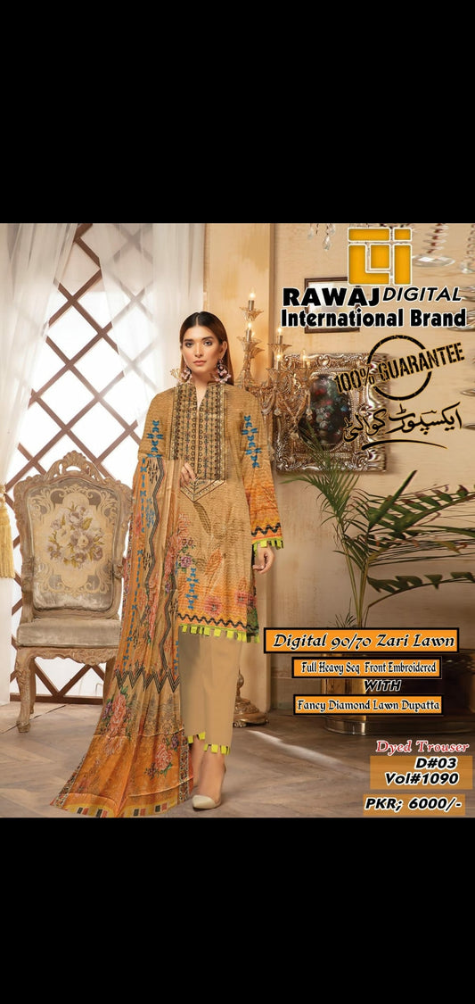 Rawaj international brand 3pc