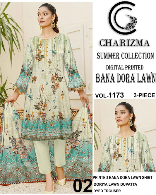 Charizma Bana Dora lawn 3pc